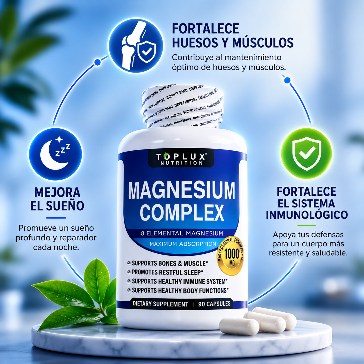 Magnesium Complex: Energía, Bienestar y Equilibrio natural.